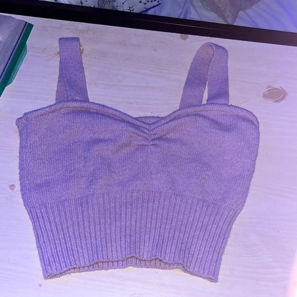 Purple, ross crop top - Picture 1 of 3